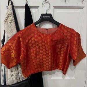 Custom stitched saree blouse